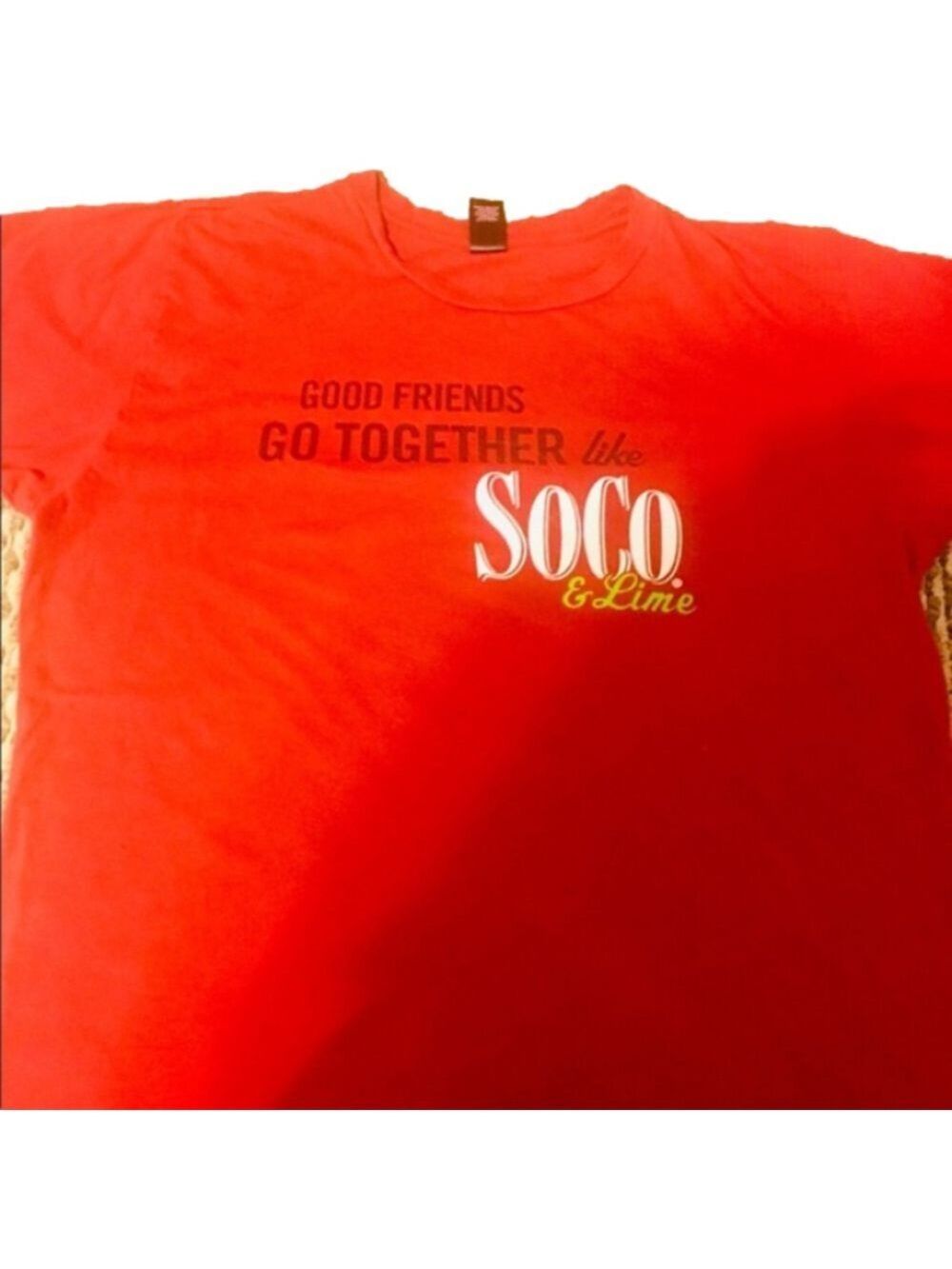 SOCO & Lime Red Good Friends Go Together Graphic T-Shirt